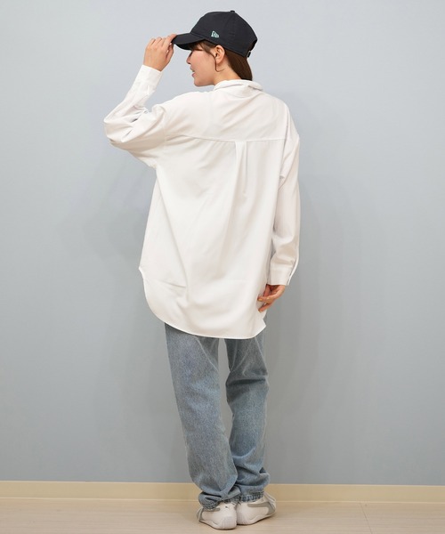 RIKKA FEMME(リッカファーム)の「RIKKA FEMME/リッカファム 水陸両用シャツ UVケアラッシュガード RN05(ラッシュガード・レディース・イエロー/ホワイト/ホワイト×ブルー/ホワイト×ブラウン・FREE)」の9枚目の写真