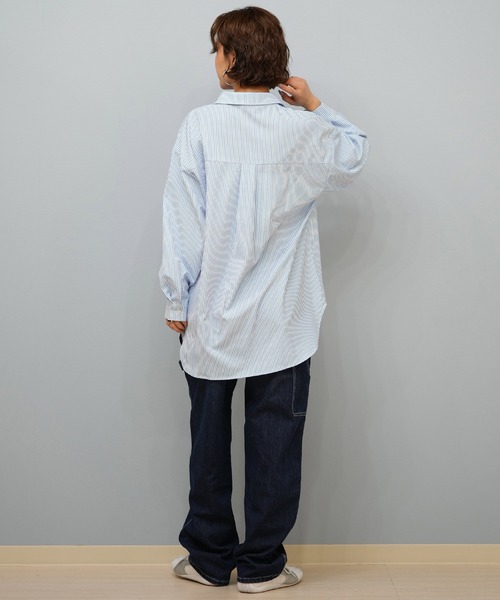 RIKKA FEMME(リッカファーム)の「RIKKA FEMME/リッカファム 水陸両用シャツ UVケアラッシュガード RN05(ラッシュガード・レディース・イエロー/ホワイト/ホワイト×ブルー/ホワイト×ブラウン・FREE)」の15枚目の写真