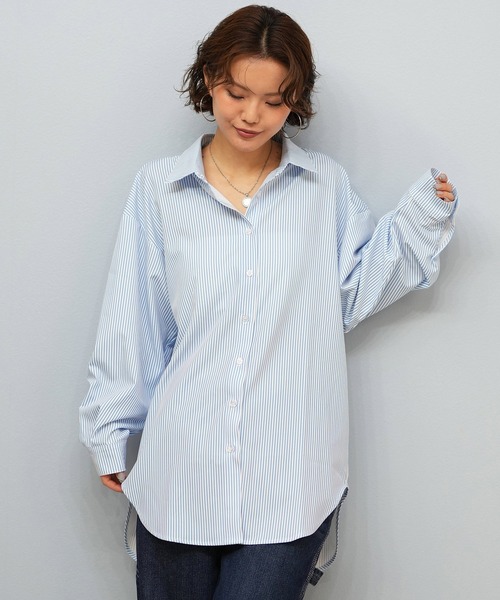 RIKKA FEMME(リッカファーム)の「RIKKA FEMME/リッカファム 水陸両用シャツ UVケアラッシュガード RN05(ラッシュガード・レディース・イエロー/ホワイト/ホワイト×ブルー/ホワイト×ブラウン・FREE)」の11枚目の写真