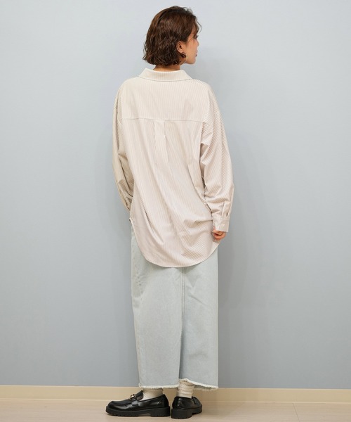 RIKKA FEMME(リッカファーム)の「RIKKA FEMME/リッカファム 水陸両用シャツ UVケアラッシュガード RN05(ラッシュガード・レディース・イエロー/ホワイト/ホワイト×ブルー/ホワイト×ブラウン・FREE)」の20枚目の写真