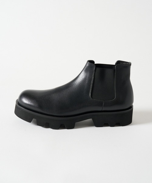 PADRONE(パドローネ)の「【PADRONE】WPL SIDE GORE BOOTS with Chunky Sole(ブーツ・メンズ・ブラック・40/41/42)」の6枚目の写真