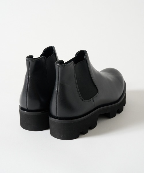 PADRONE(パドローネ)の「【PADRONE】WPL SIDE GORE BOOTS with Chunky Sole(ブーツ・メンズ・ブラック・40/41/42)」の4枚目の写真