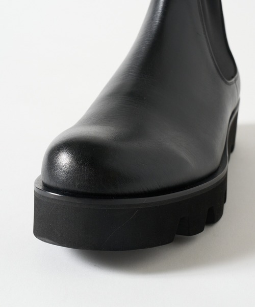 PADRONE(パドローネ)の「【PADRONE】WPL SIDE GORE BOOTS with Chunky Sole(ブーツ・メンズ・ブラック・40/41/42)」の8枚目の写真