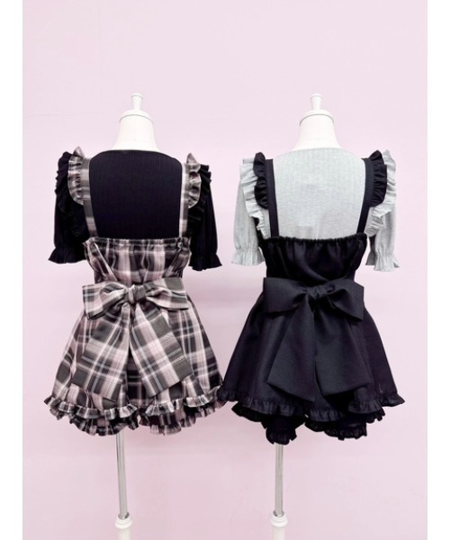 美品♡アンクルージュ♡ ハートエプロンSETUP♡チェック柄♡ ハートエプロンSETUP（ワンピース）｜Ank Rouge（アンクルージュ