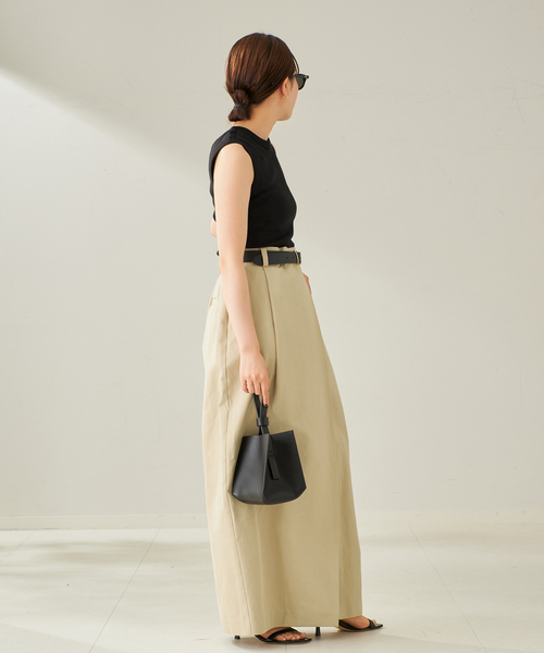 plage(プラージュ)の「FLORE FLORE / フローレフローレ ESME タンクトップ(Tシャツ/カットソー・レディース・ブラック/ホワイト系その他・FREE)」の14枚目の写真