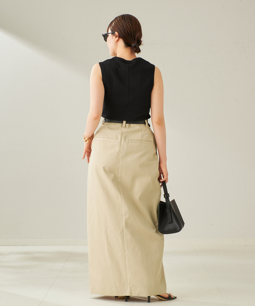 plage(プラージュ)の「FLORE FLORE / フローレフローレ ESME タンクトップ(Tシャツ/カットソー・レディース・ブラック/ホワイト系その他・FREE)」の15枚目の写真