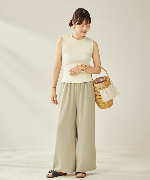 plage(プラージュ)の「FLORE FLORE / フローレフローレ ESME タンクトップ(Tシャツ/カットソー・レディース・ブラック/ホワイト系その他・FREE)」の20枚目の写真