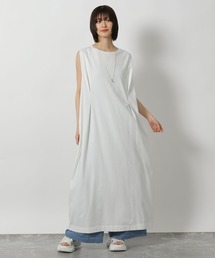 LAKOLE | 【接触冷感】ウェストタックカットノースリーブワンピース / 571822(ワンピース)