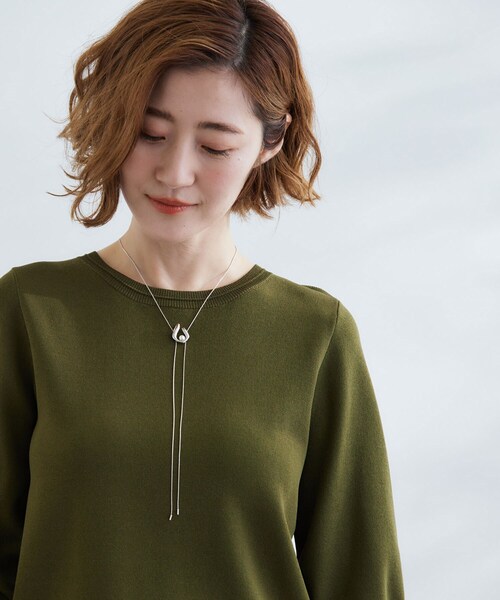 grove(グローブ)の「U字メタルパール調スライドネックレス(ネックレス・レディース・ピンクゴールド/ゴールド/シルバー・00)」の10枚目の写真