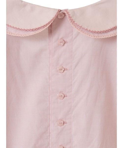 PINK HOUSE（ピンクハウス）の「チェリーレース使いギンガムチェックブラウス（シャツ/ブラウス・レディース・ブラック/レッド/ピンク/ライトグリーン/ブルーグレー・フリー）」の13枚目の写真