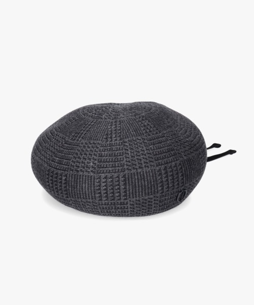 Chapeau d' O(シャポードオー)の「Chapeau d' O Back Ribbon TH Beret / シャポードオー(ハンチング/ベレー帽・レディース・ブラック/ブラウン・M/57.5cm)」の7枚目の写真