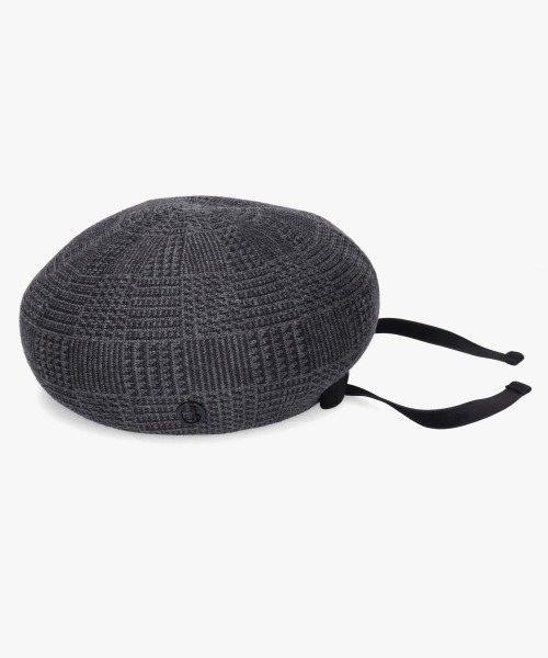 Chapeau d' O(シャポードオー)の「Chapeau d' O Back Ribbon TH Beret / シャポードオー(ハンチング/ベレー帽・レディース・ブラック/ブラウン・M/57.5cm)」の9枚目の写真
