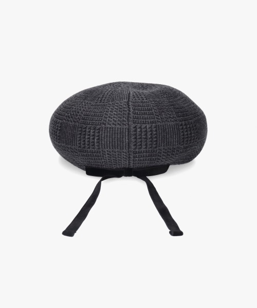 Chapeau d' O(シャポードオー)の「Chapeau d' O Back Ribbon TH Beret / シャポードオー(ハンチング/ベレー帽・レディース・ブラック/ブラウン・M/57.5cm)」の10枚目の写真