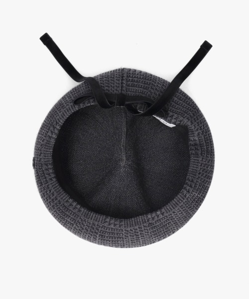 Chapeau d' O(シャポードオー)の「Chapeau d' O Back Ribbon TH Beret / シャポードオー(ハンチング/ベレー帽・レディース・ブラック/ブラウン・M/57.5cm)」の11枚目の写真