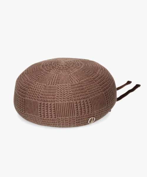 Chapeau d' O(シャポードオー)の「Chapeau d' O Back Ribbon TH Beret / シャポードオー(ハンチング/ベレー帽・レディース・ブラック/ブラウン・M/57.5cm)」の21枚目の写真