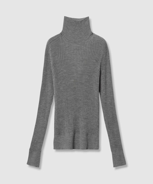 シアーウールハイネック プルオーバー（ニット/セーター）｜ANAYI