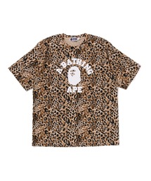 A BATHING APE ロンT レオパード A BATHING APE｜WILD LEOPARD PATTERN RELAXED FIT HALF ZIP