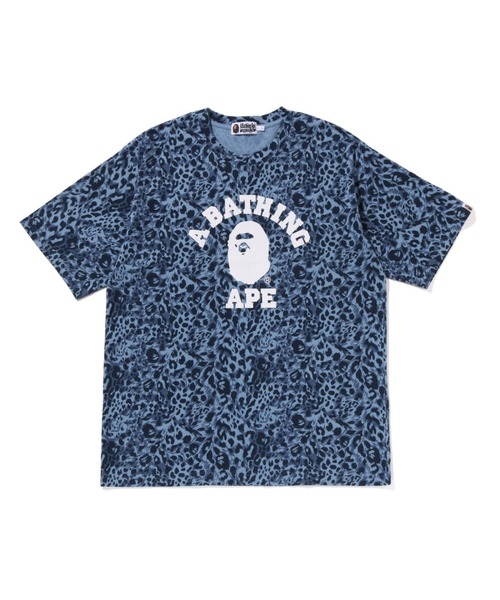 WILD LEOPARD PATTERN COLLEGE RELAXED FIT TEE（Tシャツ/カットソー