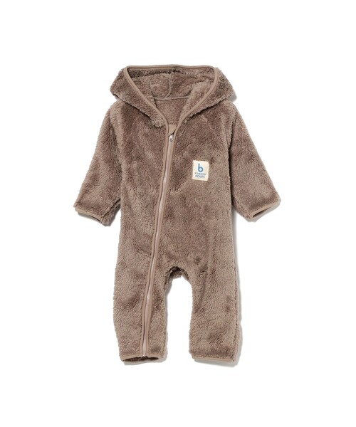 こども ビームス（コドモビームス）の「ボア オールインワン 2025FW （60～80cm）（サロペット/オーバーオール・キッズ・ホワイト系その他5/ブラウン系その他4・60-70/70-80）」の9枚目の写真