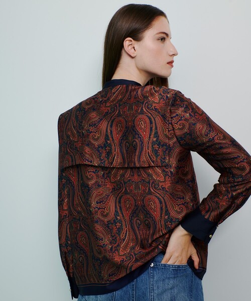 OFFICINAペイズリープリントブラウス（シャツ/ブラウス）｜allureville