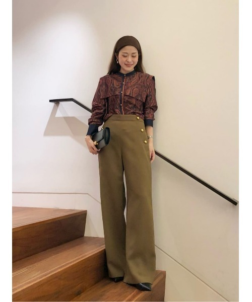 OFFICINAペイズリープリントブラウス OFFICINAペイズリープリントブラウス|allureville OFFICIAL SITE