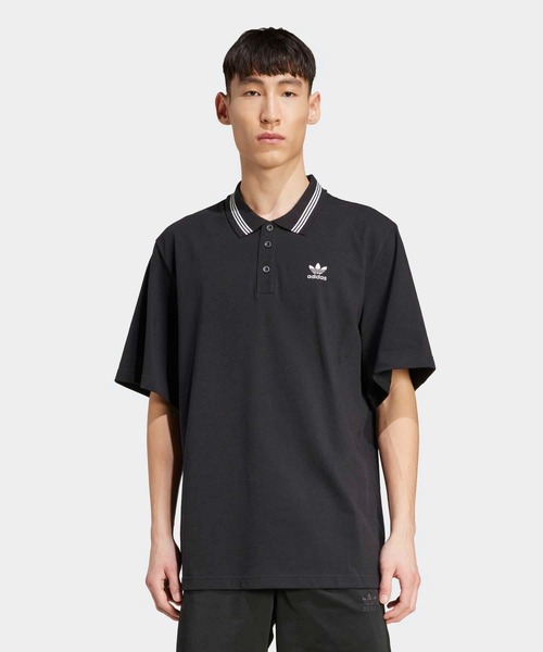 ★adidas originals★ADICOLOR LOOSE POLO ポロシャツ★追跡可 アディダス アディカラー ルーズフィット ポロシャツ