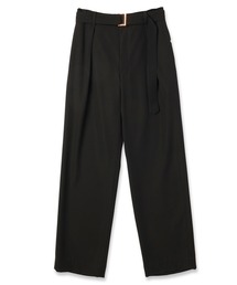 CULLNI セットアップ　パンツ　黒2 CULLNI スラックス 「別注」 CARGO PANTS セットアップ着用可能