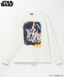 【別注デザイン】STARWARS ピグメントライク ロングスリーブTシャツ ユニセックス