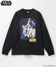 【別注デザイン】STARWARS ピグメントライク ロングスリーブTシャツ ユニセックス