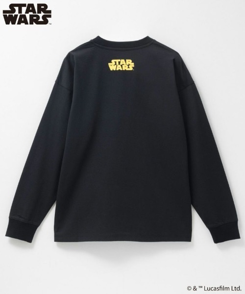STAR WARS(スターウォーズ)の「【別注デザイン】STARWARS ピグメントライク ロングスリーブTシャツ ユニセックス(Tシャツ/カットソー・メンズ・ホワイト/ブラック・M/L/XL)」の5枚目の写真