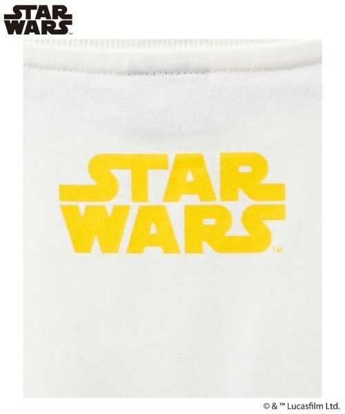 STAR WARS(スターウォーズ)の「【別注デザイン】STARWARS ピグメントライク ロングスリーブTシャツ ユニセックス(Tシャツ/カットソー・メンズ・ホワイト/ブラック・M/L/XL)」の6枚目の写真