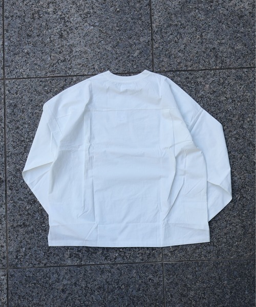 ATELANE（アテレーン）の「ATELANE / ブロード/ドッキング/ロンTEE/シャツ（Tシャツ/カットソー・メンズ・ブラック/ブルー/オフホワイト・X-LARGE/LARGE/MEDIUM）」の5枚目の写真