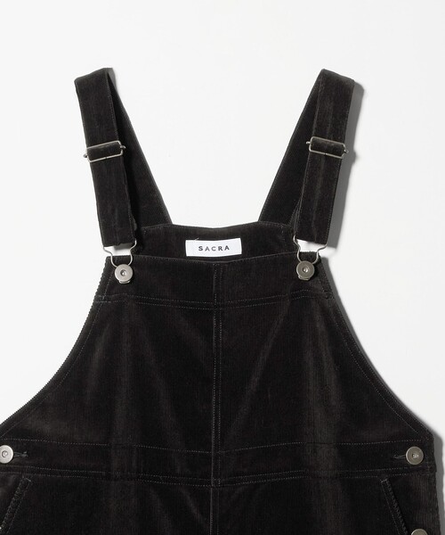 SACRA＞コーデュロイ オールインワン（サロペット