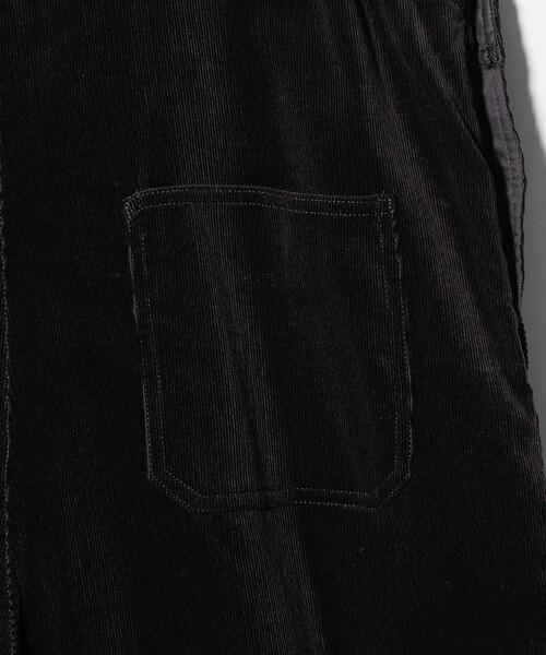 SACRA（サクラ）の「＜SACRA＞コーデュロイ オールインワン（サロペット/オーバーオール・レディース・ブラック・38）」の6枚目の写真