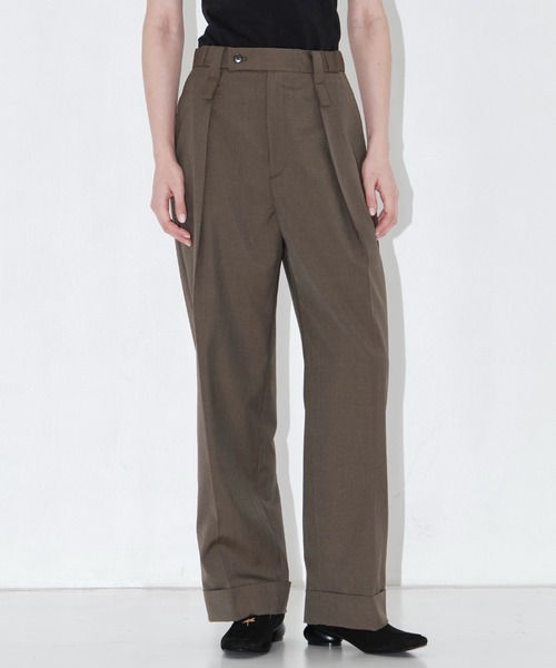 THE TOKYO/ザトウキョウ】Waist Tuck Pants/ウエストタックパンツ