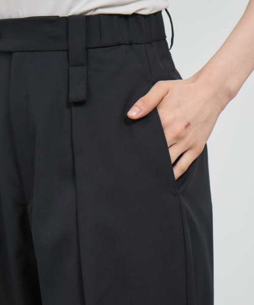 THE TOKYO(ザトウキョウ)の「【THE TOKYO/ザトウキョウ】Waist Tuck Pants/ウエストタックパンツ(その他パンツ・レディース・ブラウン/チャコールグレー/ブラック・38/36)」の12枚目の写真
