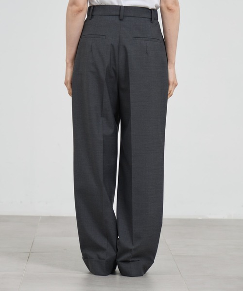 THE TOKYO(ザトウキョウ)の「【THE TOKYO/ザトウキョウ】Waist Tuck Pants/ウエストタックパンツ(その他パンツ・レディース・ブラウン/チャコールグレー/ブラック・38/36)」の6枚目の写真