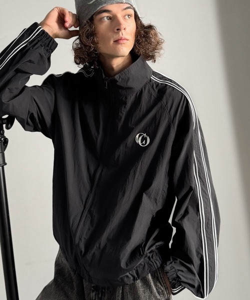 セール】サイドライン ナイロン トラックジャケット／Side Line