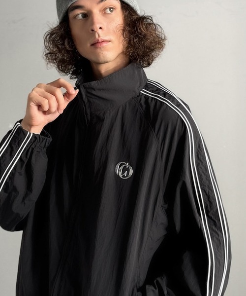 セール】サイドライン ナイロン トラックジャケット／Side Line
