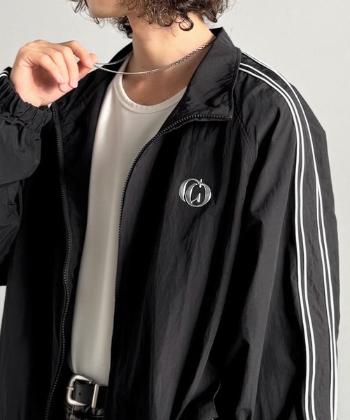 セール】サイドライン ナイロン トラックジャケット／Side Line