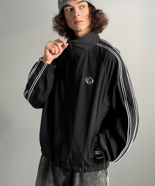 セール】サイドライン ナイロン トラックジャケット／Side Line