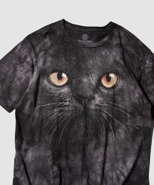 THE MOUNTAIN（ザマウンテン）の「THE MOUNTAIN / ザ マウンテン "TIE DYE TEE" アニマル 動物 惑星 タイダイTシャツ（Tシャツ/カットソー・メンズ・その他1/パープル/サックスブルー/ブラック/その他2/チャコールグレー/グレー・LARGE/X-LARGE）」の2枚目の写真