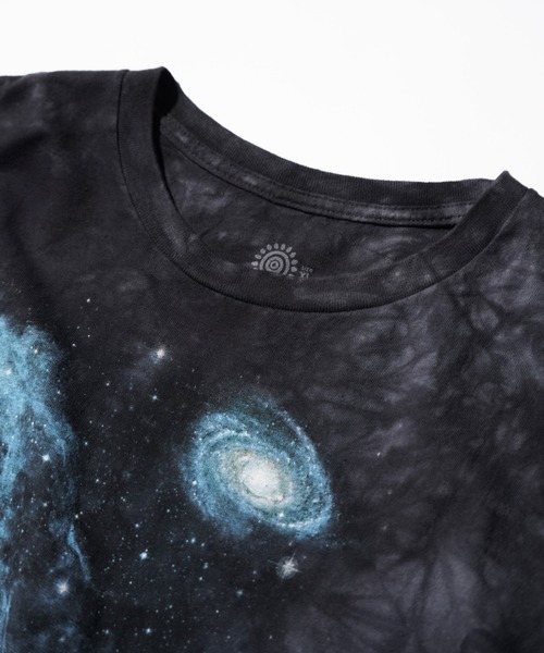 THE MOUNTAIN（ザマウンテン）の「THE MOUNTAIN / ザ マウンテン "TIE DYE TEE" アニマル 動物 惑星 タイダイTシャツ（Tシャツ/カットソー・メンズ・その他1/パープル/サックスブルー/ブラック/その他2/チャコールグレー/グレー・LARGE/X-LARGE）」の9枚目の写真