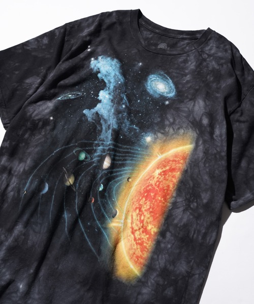 THE MOUNTAIN（ザマウンテン）の「THE MOUNTAIN / ザ マウンテン "TIE DYE TEE" アニマル 動物 惑星 タイダイTシャツ（Tシャツ/カットソー・メンズ・その他1/パープル/サックスブルー/ブラック/その他2/チャコールグレー/グレー・LARGE/X-LARGE）」の10枚目の写真