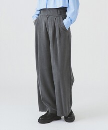 Ray BEAMS | ヘリンボーン ハイウエスト ワイド パンツ(その他パンツ)