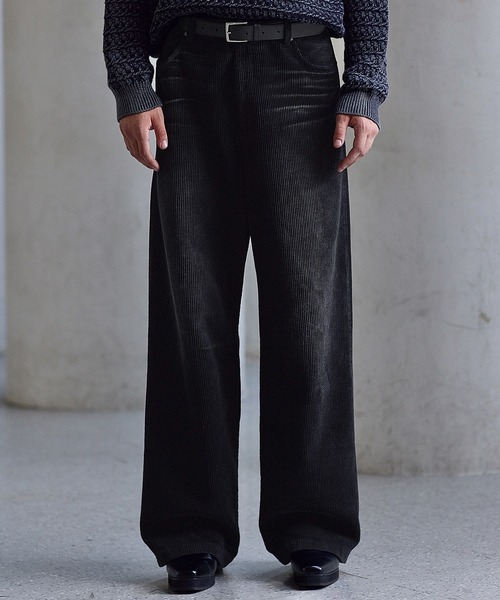 CLEL】Antique Design Corduroy Slacks Pants / アンティークデザイン