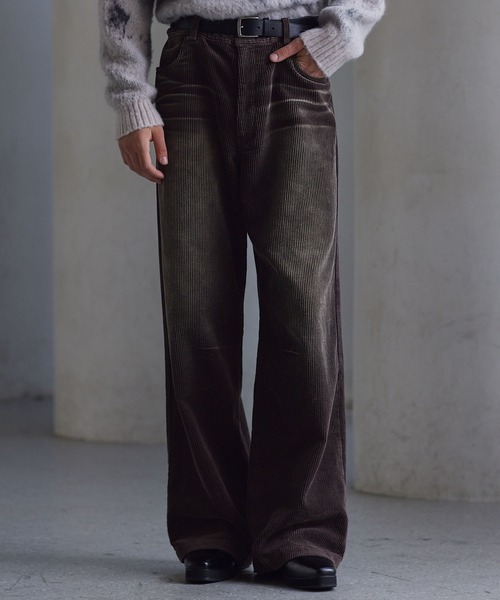 CLEL（クレイル）の「【CLEL】Antique Design Corduroy Slacks Pants / アンティークデザイン コーデュロイスラックスパンツ【セットアップ対応】（スラックス・メンズ・ブラウン/ブラック/ネイビー・L/M/S/XS）」の12枚目の写真