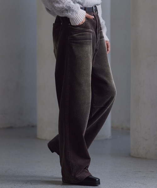 CLEL（クレイル）の「【CLEL】Antique Design Corduroy Slacks Pants / アンティークデザイン コーデュロイスラックスパンツ【セットアップ対応】（スラックス・メンズ・ブラウン/ブラック/ネイビー・L/M/S/XS）」の14枚目の写真