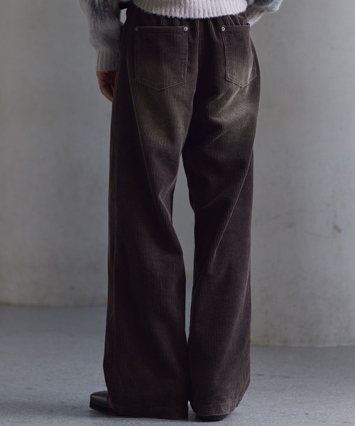 CLEL】Antique Design Corduroy Slacks Pants / アンティークデザイン