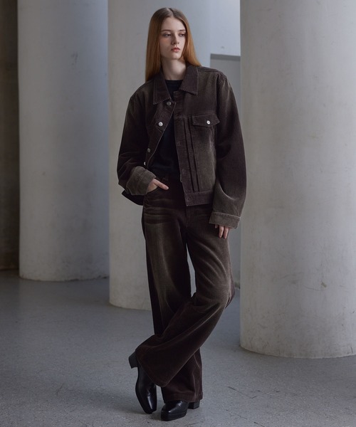 CLEL（クレイル）の「【CLEL】Antique Design Corduroy Slacks Pants